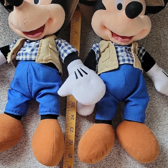 Disney Mickey Mouse Safari Explorer Plush Toy - Brown and Blue - Picture 9 of 9